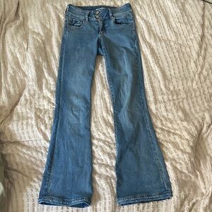 Garage Denim Low Rise Flare Jeans Size 01/25